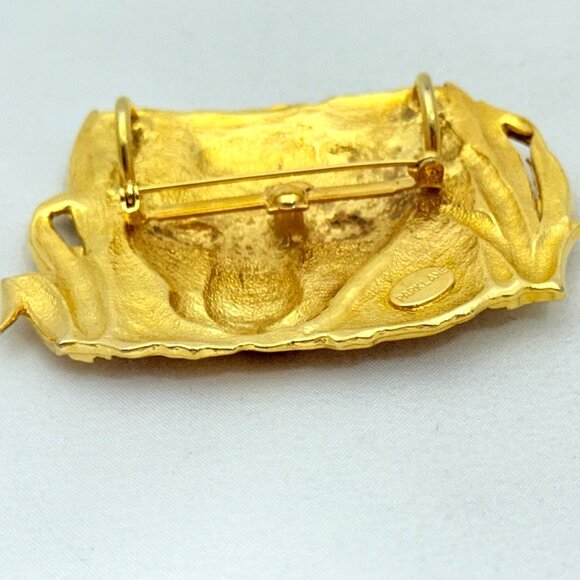 Vintage 1980s Parklane Large Wild Cat Brooch/Pin - Picture 5 of 7